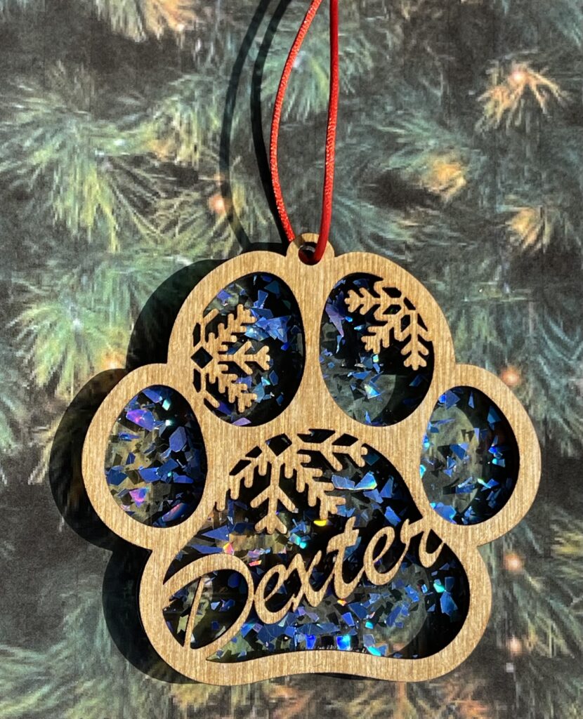 Pet Ornament with Pet Name